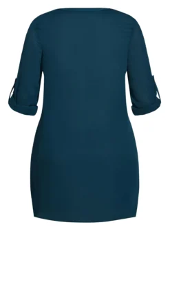 Evans Teal Green Double Layer Blouse -Bold Fit Store 08A70MMUL 6