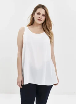 Evans White Cami Top -Bold Fit Store 0 8 08V05LIVR 2