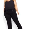 City Chic Black Smart Bengaline Pant