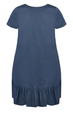 City Chic Grey Ruffle Hem Dress -Bold Fit Store 1f2bfb55 bc0f 44 611465 L4