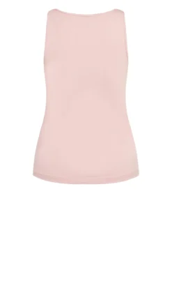 City Chic CCX Pink V-Neck Vest -Bold Fit Store 201109DUSTYROSE 20