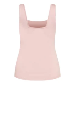 City Chic CCX Dusty Rose Pink Square Neck Vest Top -Bold Fit Store 201110DUSTYROSE 20