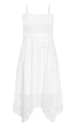 City Chic White Crochet Sundress 6 City Chic White Crochet Sundress -Bold Fit Store 201978IVORY 3