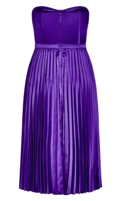 City Chic Purple Satin Corset Midi Dress 14 City Chic Purple Satin Corset Midi Dress -Bold Fit Store 203137DARKORCHID 6