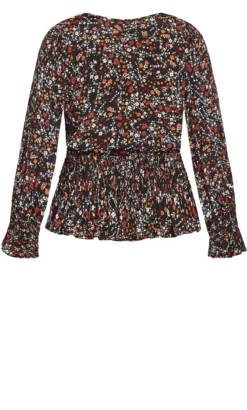 City Chic CCX Black Floral Print Gypsy Top 9 City Chic CCX Black Floral Print Gypsy Top -Bold Fit Store 20321770SDITSY 5