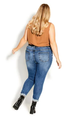 City Chic Orange Double Layer Top -Bold Fit Store 203621GINGER 113