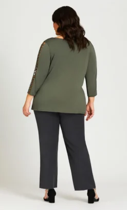 Avenue Charcoal Grey Straight Leg Trousers -Bold Fit Store 203915CHARCOAL 6