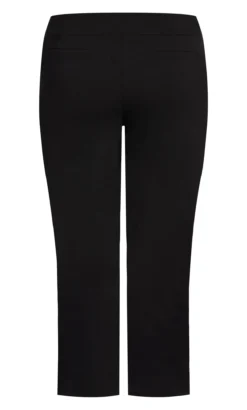 Avenue Black Straight Leg Trousers -Bold Fit Store 203925BLACK 117