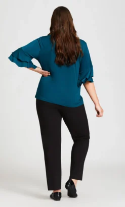 Avenue Black Straight Leg Trousers -Bold Fit Store 203925BLACK 15