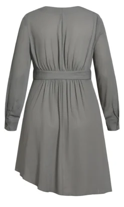 City Chic Teal Green Ruffle Wrap Top -Bold Fit Store 204078DEEPSAGE 6