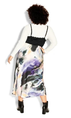 City Chic Black Lace Neckline Vest Top -Bold Fit Store 204846BLACK 4