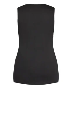 City Chic Black Active Tank Top -Bold Fit Store 205511BLACK 7