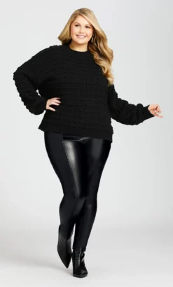 City Chic Loralette Black Freya Pant