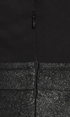 City Chic Black Sparkle Peplum Top -Bold Fit Store 205859BLACK 5