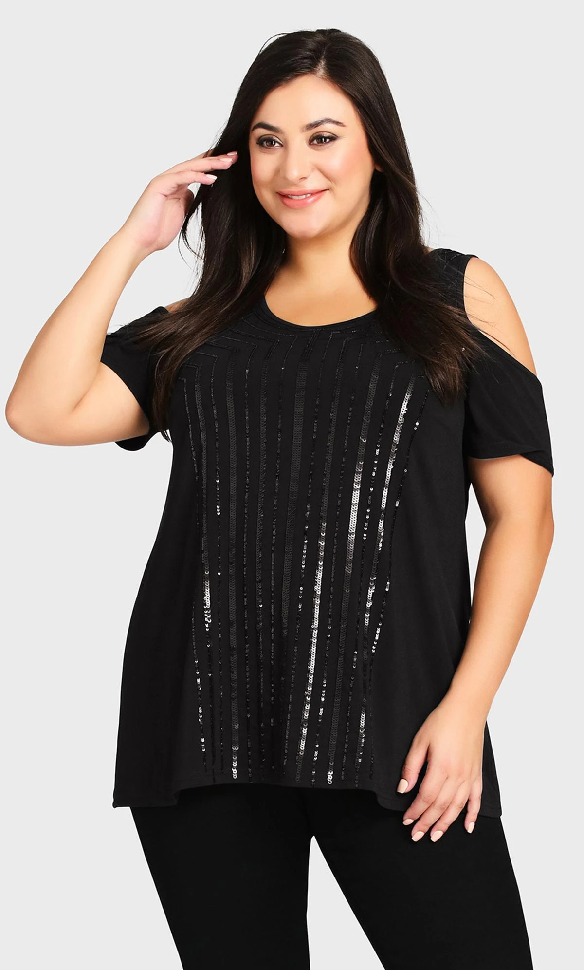 Avenue Black Alora Top 2 Avenue Black Alora Top - Image 2