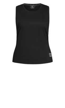 City Chic CCX Black Reflect Tank -Bold Fit Store 207854BLACK 5