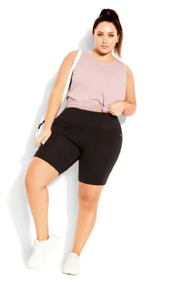 City Chic Blush Pink Front Tie Detail Vest Top -Bold Fit Store 207854DUSTYROSE 2