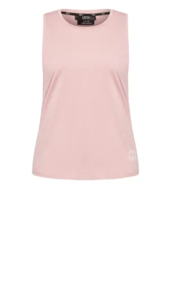 City Chic Blush Pink Front Tie Detail Vest Top -Bold Fit Store 207854DUSTYROSE 5