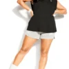 City Chic CCX Black Seen On Social Top