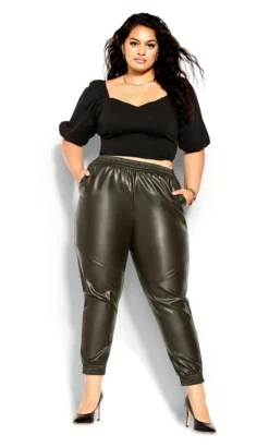 City Chic Khaki Attitude Trouser