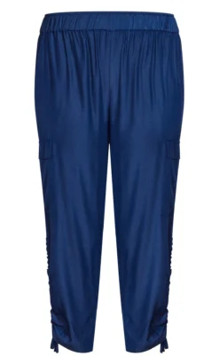 Avenue Arna York Navy Shiloh Ruched Trouser -Bold Fit Store 209526NAVY 61