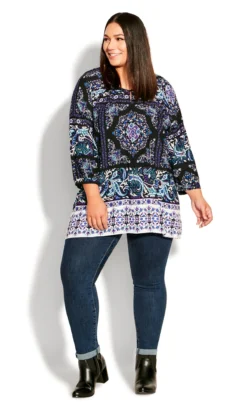 Avenue Black Kenna Placement Top