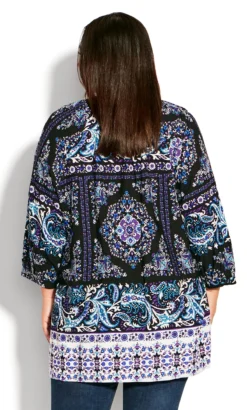 Avenue Black Kenna Placement Top -Bold Fit Store 209549BLACK 3