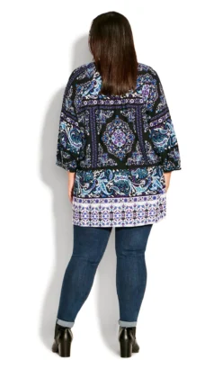 Avenue Black Kenna Placement Top -Bold Fit Store 209549BLACK 4