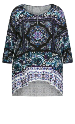 Avenue Black Kenna Placement Top -Bold Fit Store 209549BLACK 5