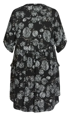 Avenue Black Milani Pocket Dress -Bold Fit Store 209583BLKBLURREDSPOT 4