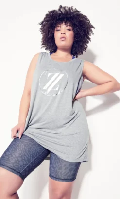 Avenue Grey Vest Top