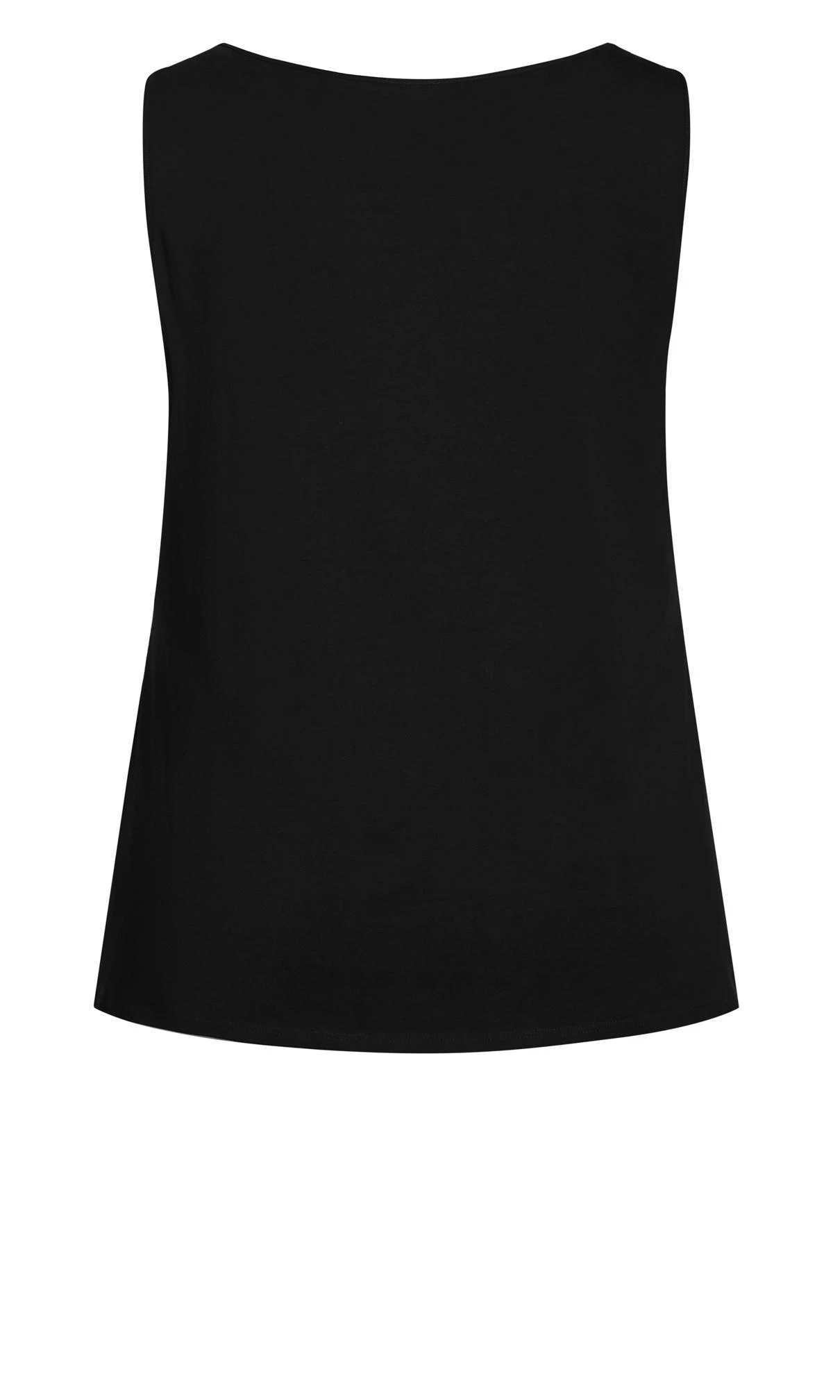 Avenue Black Essential Basic Tank 6 Avenue Black Essential Basic Tank - Image 6