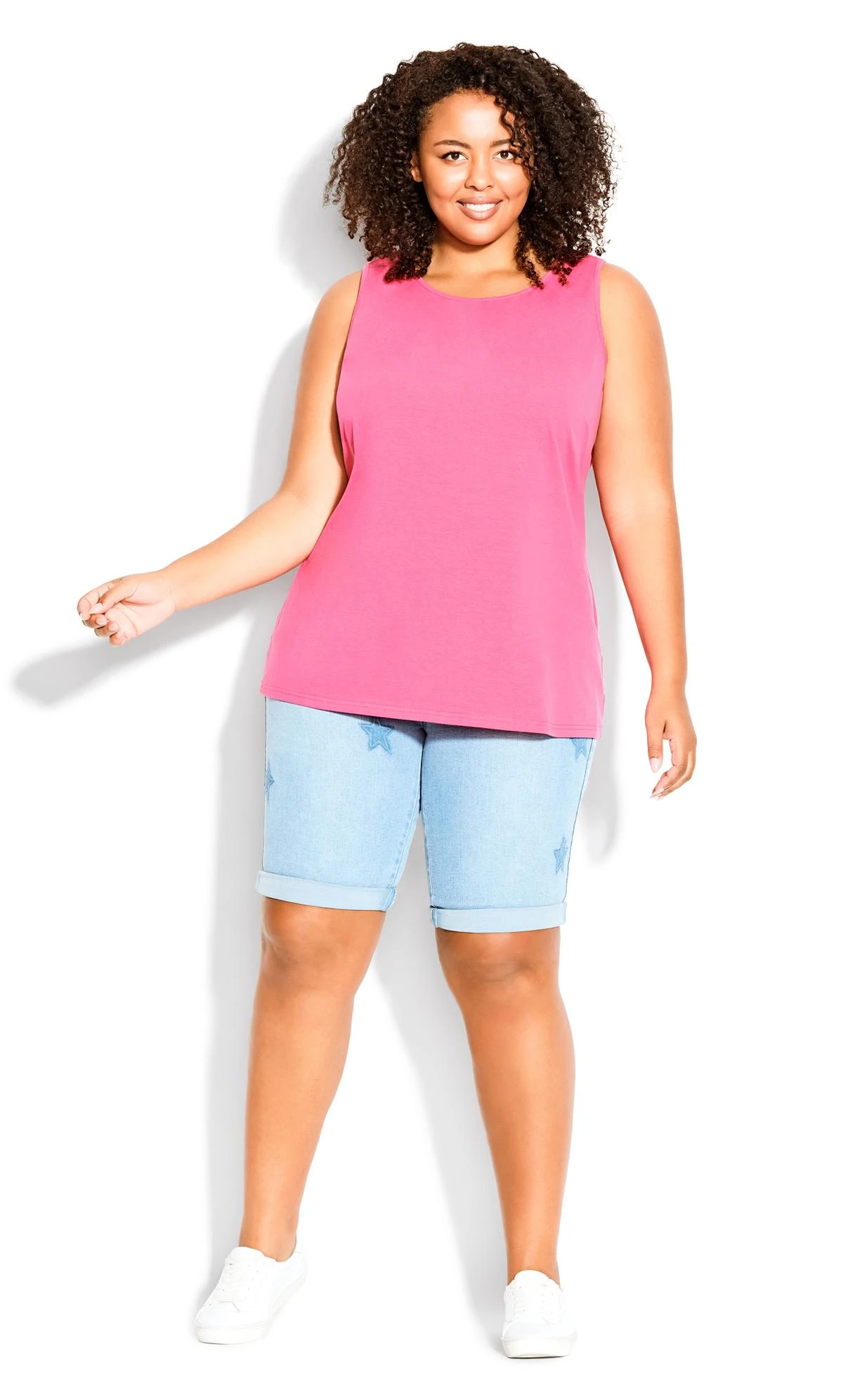 Avenue Pink Essential Fashion Tank 1 Avenue Pink Essential Fashion Tank