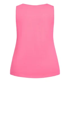 Avenue Pink Essential Fashion Tank 11 Avenue Pink Essential Fashion Tank -Bold Fit Store 210069CERISE 6