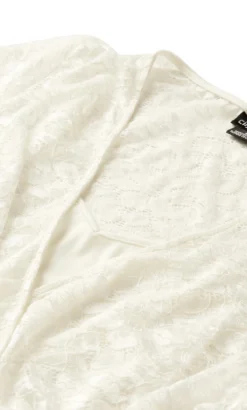 City Chic White Lace Wrap Top -Bold Fit Store 210466CREME 7