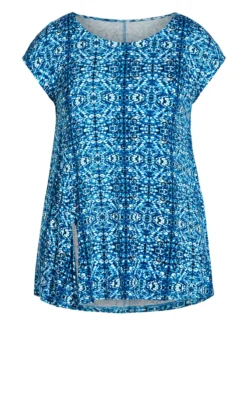 Avenue Blue Aztec Print Swing Top -Bold Fit Store 210565CARAT 5