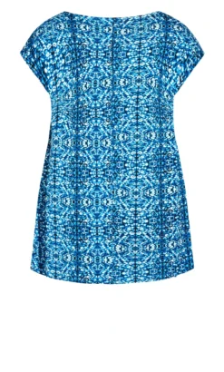 Avenue Blue Aztec Print Swing Top -Bold Fit Store 210565CARAT 6