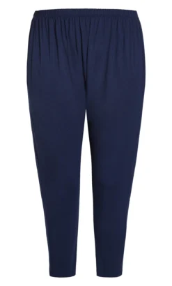 Avenue Ave Leisure Navy Artist Drape Plain Trouser -Bold Fit Store 210589NAVY 6