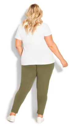 Avenue Khaki Green Cuffed Jogger -Bold Fit Store 210594OLIVE 3