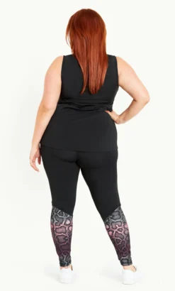 Evans Black & Pink Animal Print Active Sports Top 7 Evans Black & Pink Animal Print Active Sports Top -Bold Fit Store 210782PRINTANIMAL 13