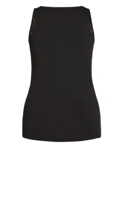 Evans Black & Pink Animal Print Active Sports Top 9 Evans Black & Pink Animal Print Active Sports Top -Bold Fit Store 210782PRINTANIMAL 15