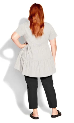 Evans Black Slim Leg Cropped Trousers -Bold Fit Store 211260BLACK 2