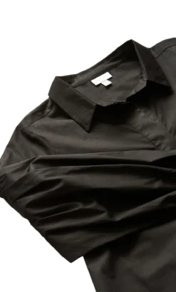 City Chic Black Shirt Dress -Bold Fit Store 211310BLACK 6