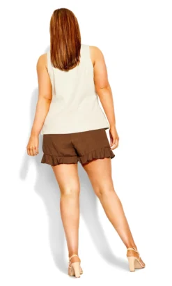 City Chic Ivory Pared Back Tank -Bold Fit Store 211317PEARL 5