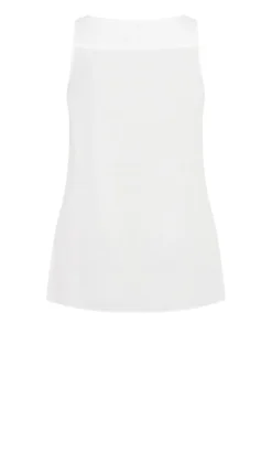 Evans Ivory Button Through Vest -Bold Fit Store 211581IVORY 15