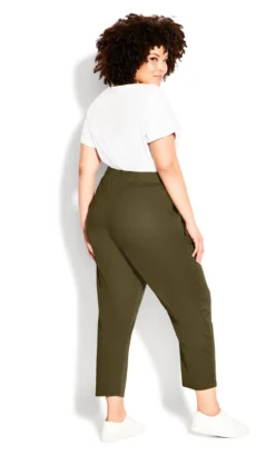 Avenue Green Pamela Trouser -Bold Fit Store 211705OLIVE 3