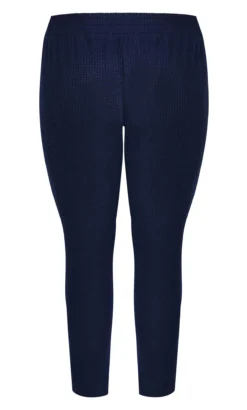 Avenue Zim & Zoe Navy Texture Pant -Bold Fit Store 211711DEEPNAVY 9