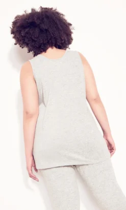 Avenue Light Grey Vest Top -Bold Fit Store 211730GREYMARLE 3