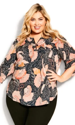 Avenue Pink East Pleat Zip Top -Bold Fit Store 211958BLUSHDIVADOT 5