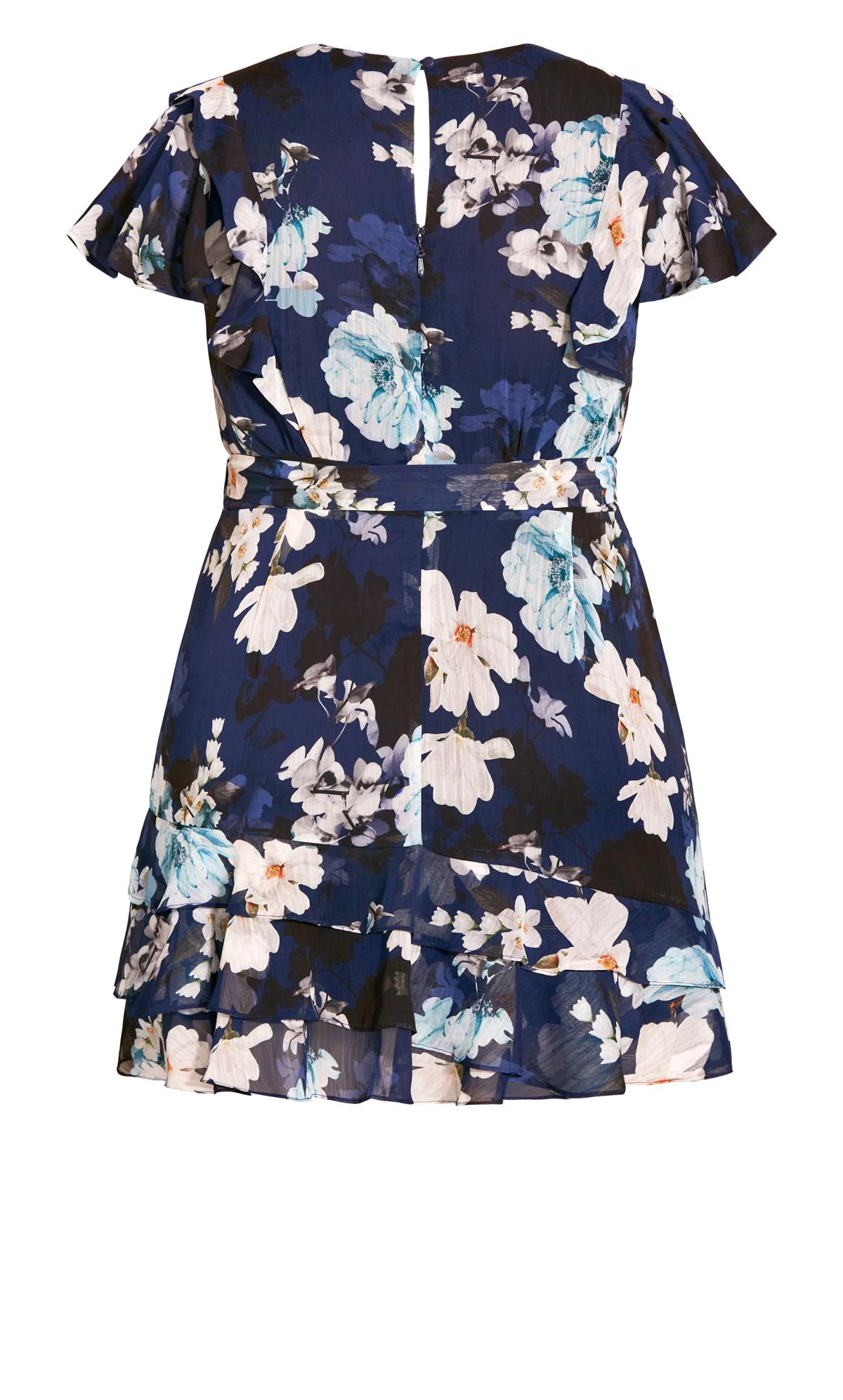 City Chic Navy Shy Floral Dress 5 City Chic Navy Shy Floral Dress - Image 5